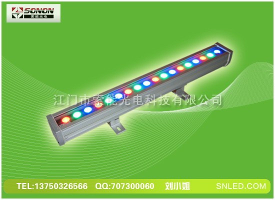 供应七彩艾迪森灯珠LED洗墙灯